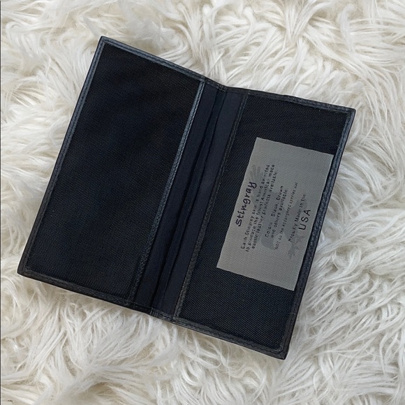 NWT- Genuine Stingray Checkbook Cover/Wallet - Picture 2 of 4